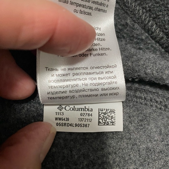 Columbia Gray Fleece Woman’s Plus Size 3X Jacket Coat. - Picture 10 of 11